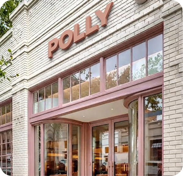 Polly nail salon storefront